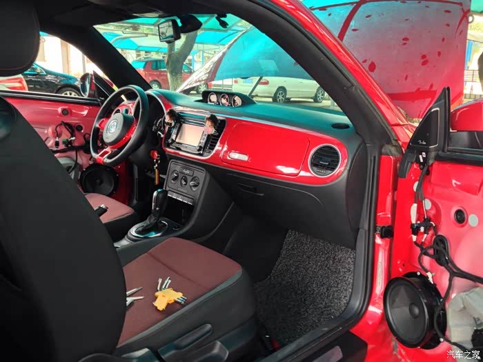 【图】【红甲1197】芬达前高音喇叭上车_甲壳虫论坛_汽车之家论坛