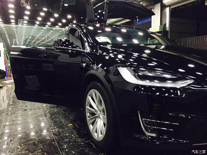 【图】黑胖子,xp车衣上身.闪亮登场._model x论坛_汽车之家论坛