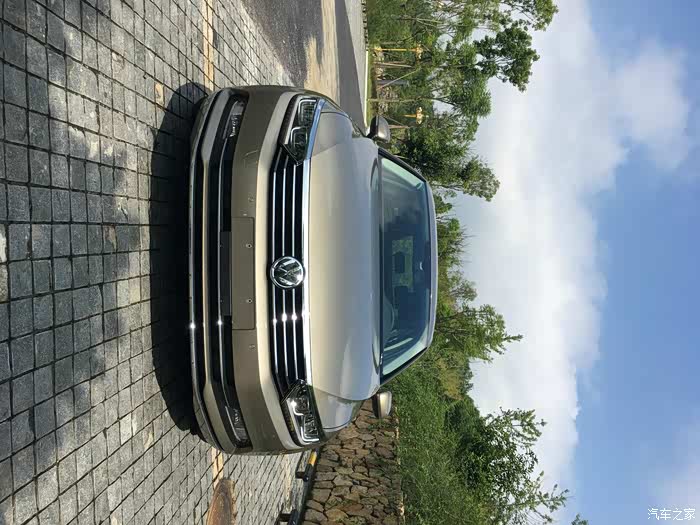 迈腾b8 380豪华流沙金提车分享