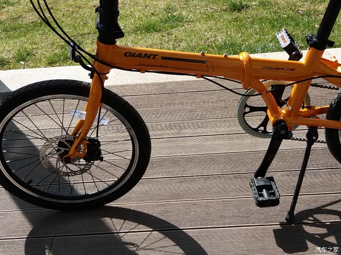 捷安特db power 20寸折叠8速自行车 作业分享.