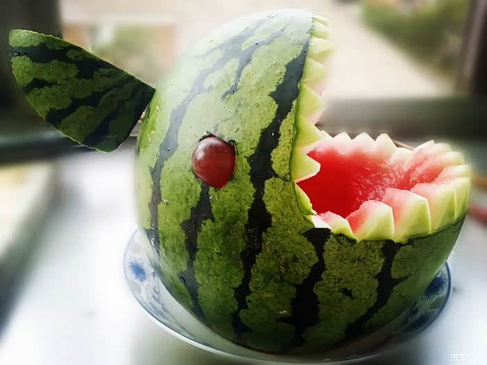 【支持澳门论坛】美食分享 鲨鱼西瓜