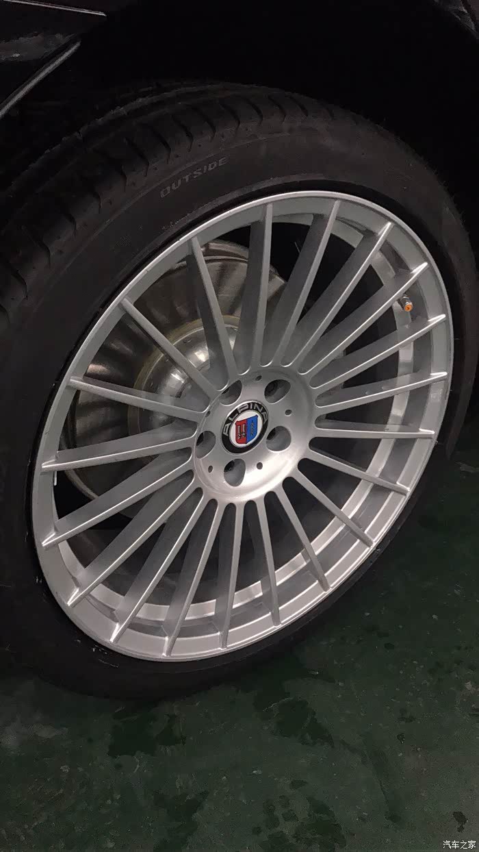 【图】阿尔宾娜轮毂上车,好看很多_宝马7系论坛_汽车之家论坛