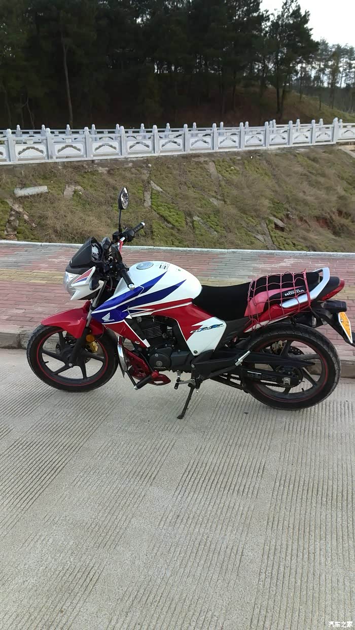 【图】三色战神换踏板_本田摩托车论坛_汽车之家论坛
