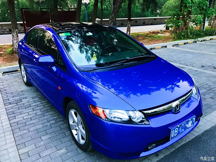 八代老思域全车改色