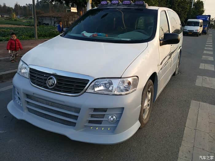 多图老款别克gl8改装大包围,纯手工打造改装进化过程超详细图片