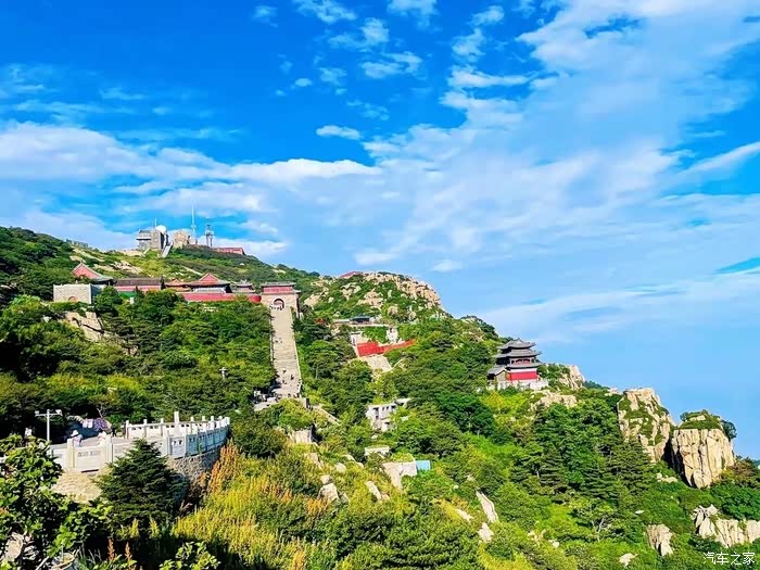 驾驶v60去泰山风景名胜区