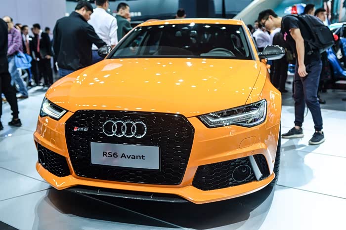 车展奥迪rs6小拍一组