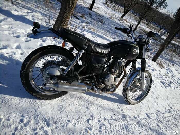 【图】高速 街拍鑫源棍王400_摩托车论坛_汽车之家论坛