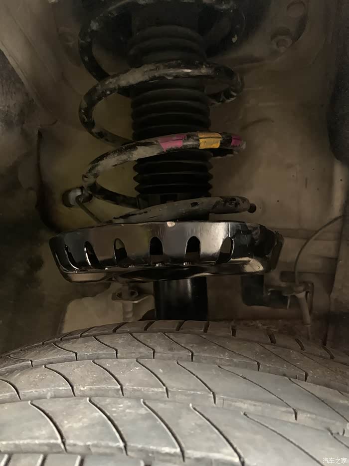 记录下11款508更换前减震