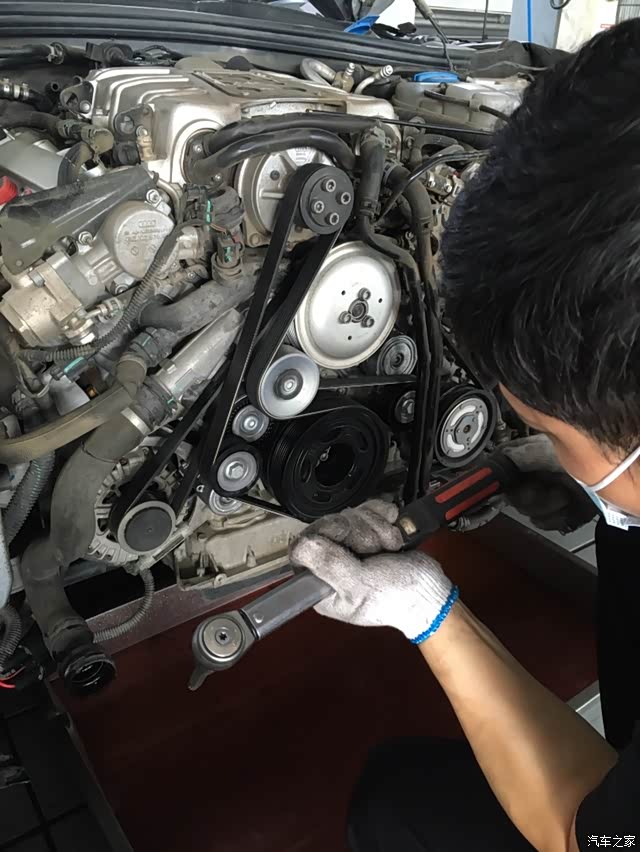 【图】换了发动机皮带和水泵_奥迪a6l论坛_汽车之家论坛
