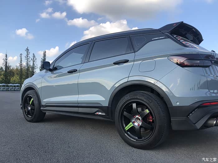 魔都缤越mbc车友会改色水泥灰真实案例