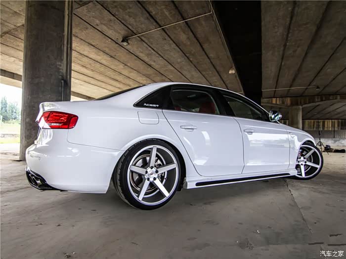 改装鉴赏运动派奥迪a4l改装轮毂包围刹车避震内饰