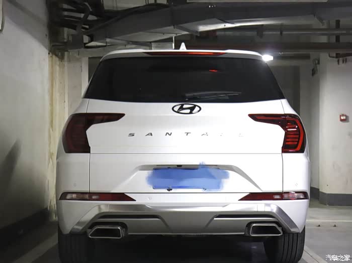 全国首改第四代胜达改车身同色镀铬件黑化提车作业改装作业