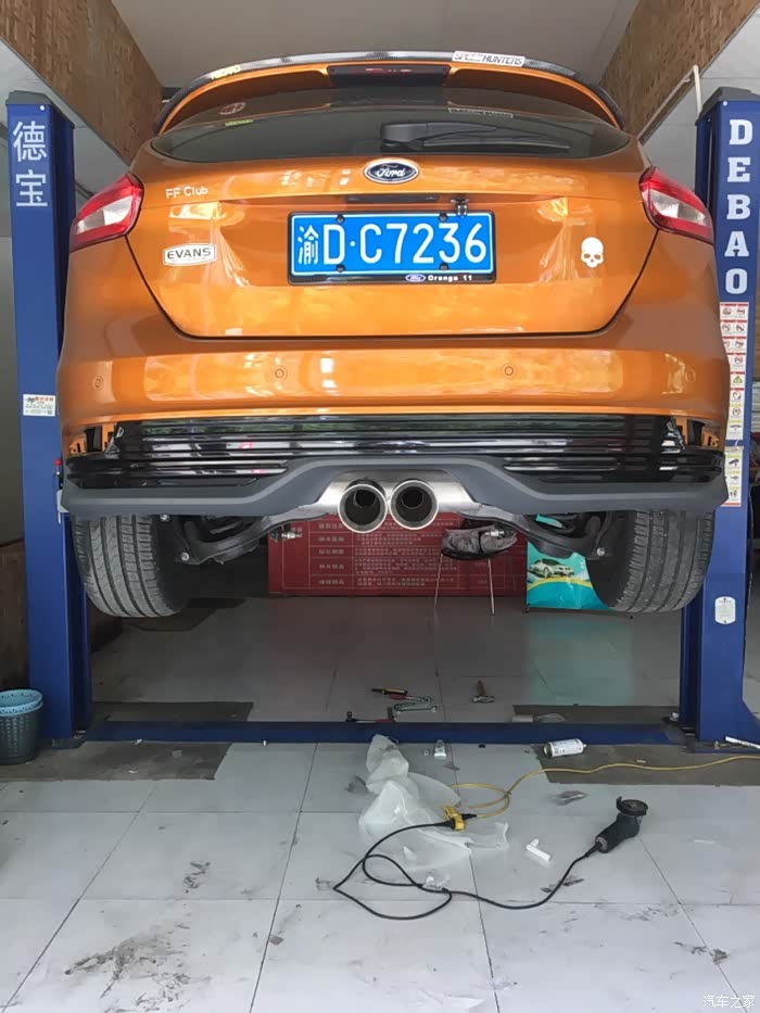 福克斯排气加进气改装