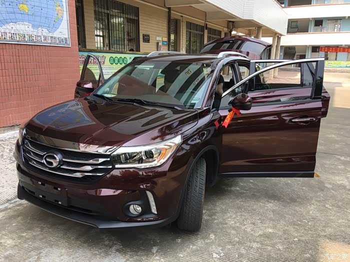 【图】勃艮第红gs4提车上分_传祺gs4论坛_汽车之家论坛