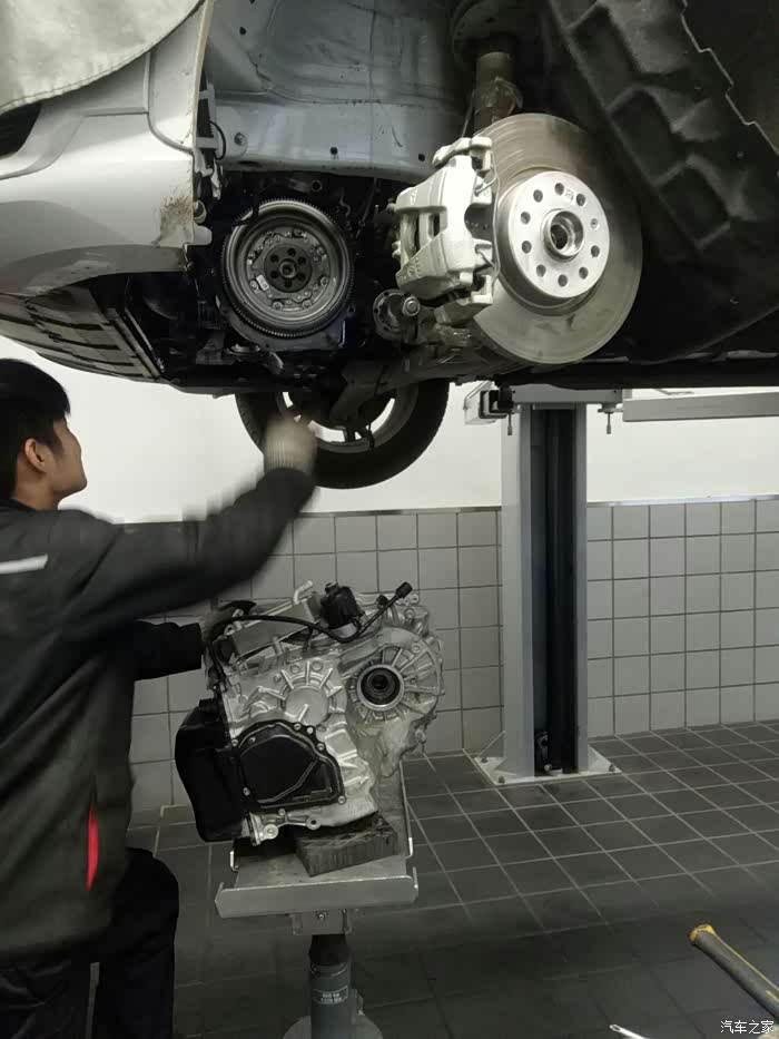 【图】还没过首保的q3 就更换6速双离合变速箱_奥迪q3论坛_汽车之家