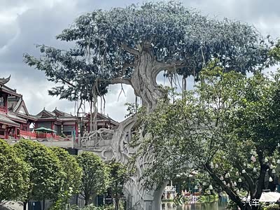 途胜l带你看眉山穿越水街!