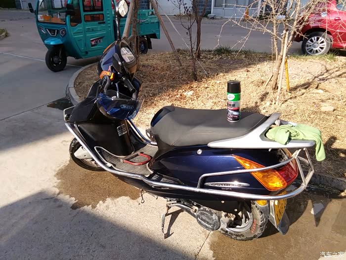 周末给老五羊追梦125洗洗澡打打腊骑着到处转转