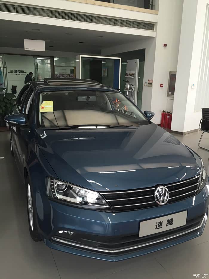 速腾14t自舒孔雀蓝已订车