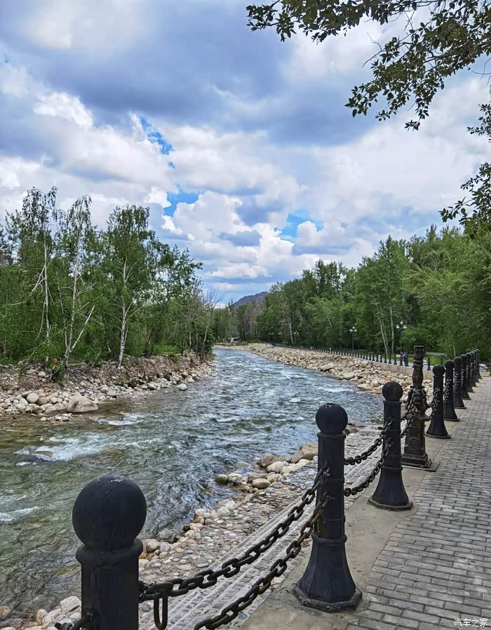 荣威rx5打卡阿勒泰桦林公园