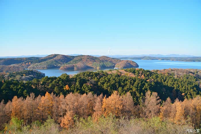 秋水共长天一色抚顺大伙房水库小青岛随拍