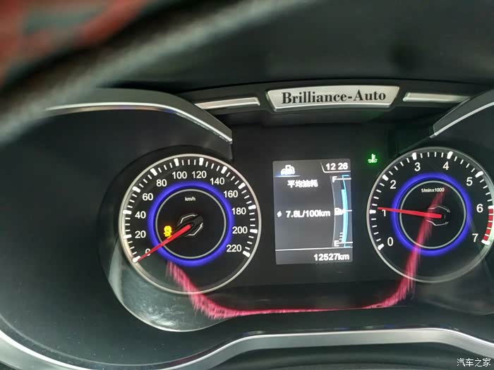 【图】仪表盘显示这样怎么回事_中华v3论坛_汽车之家论坛