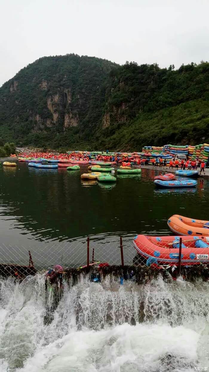 唐山宝骏730车友会四s福利自驾兴隆红河谷漂流刺激爽
