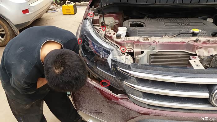 【图】小五大灯拆着玩_景逸x5论坛_汽车之家论坛