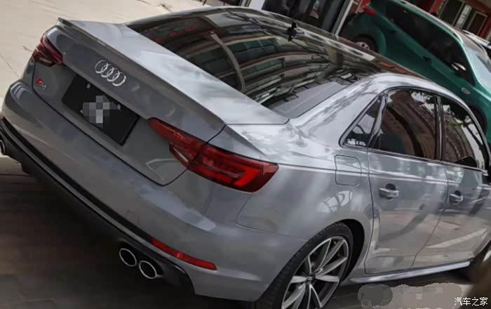奥迪s4改色纳多灰色,走在路上没人敢惹