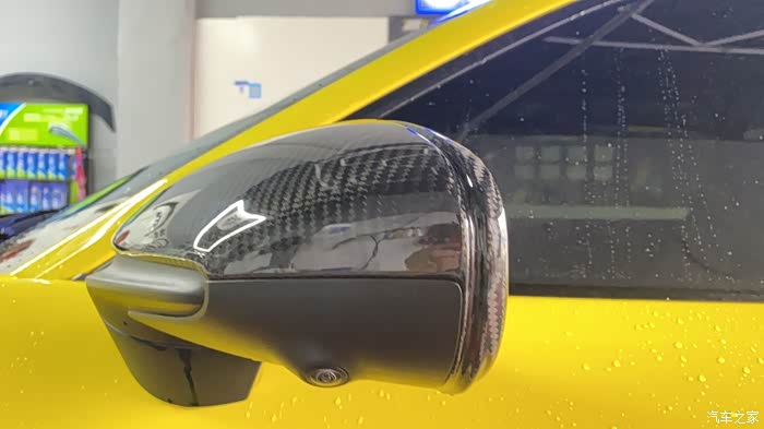 【图】992竟速黄,碳纤维后视镜壳,完美呀_保时捷911论坛_汽车之家论坛