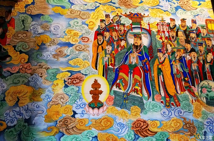 听经终南石楼山 问道周至楼观台--楼观台自驾游记之道教壁画艺术