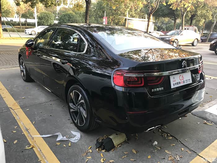 台州首辆黑色c6雪铁龙c6提车作业