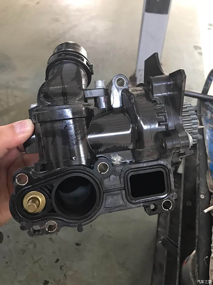 途观7w公里小保养 水泵索赔 途观l静态观察