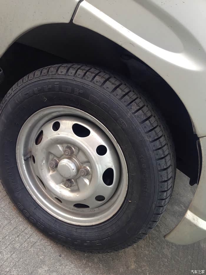 【图】今天换轮胎了_五菱之光论坛_汽车之家论坛