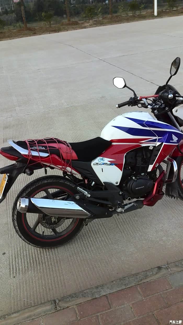【图】三色战神换踏板_本田摩托车论坛_汽车之家论坛