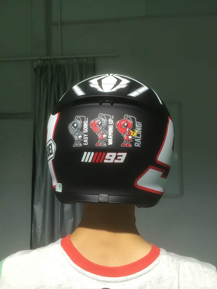 日亚淘个shoeiz7黑蚂蚁头盔补图