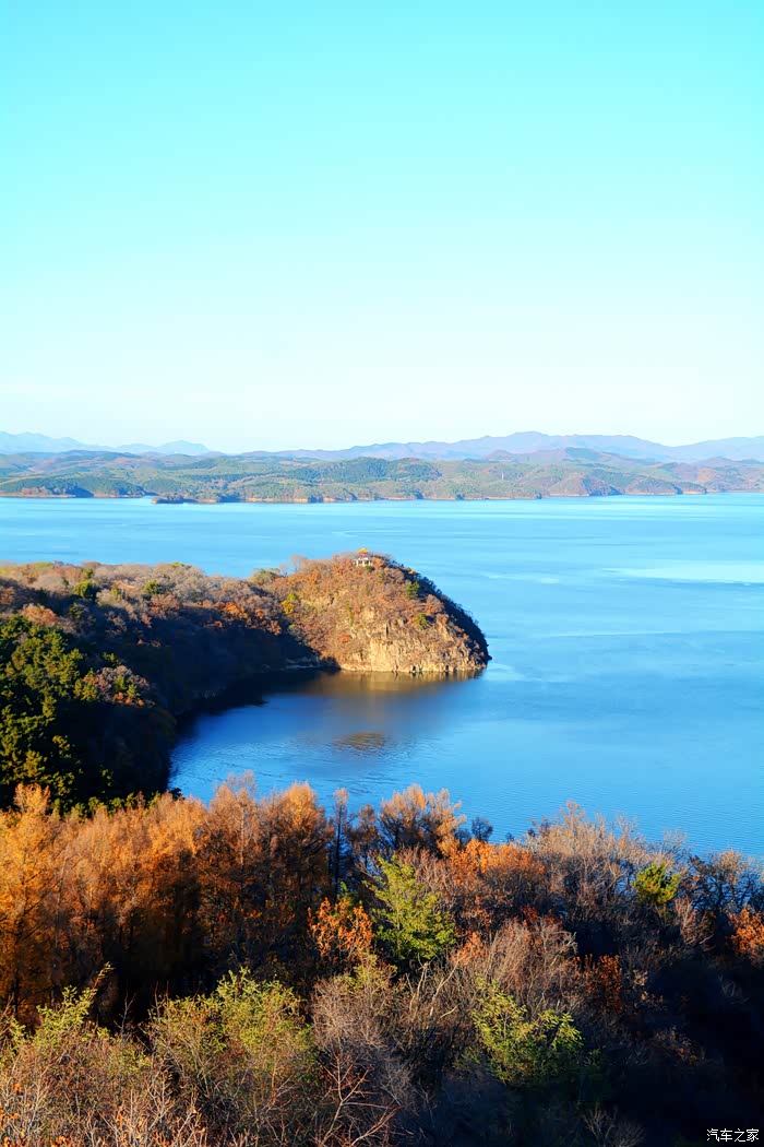 秋水共长天一色抚顺大伙房水库小青岛随拍