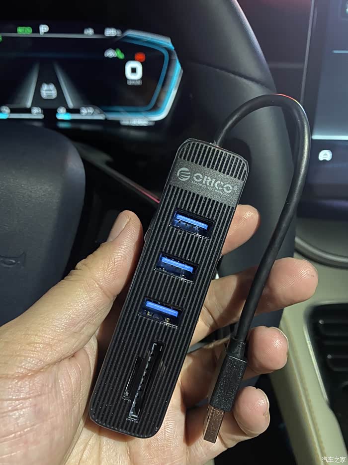 dmi车机的usb口竟然不支持usb hub扩展