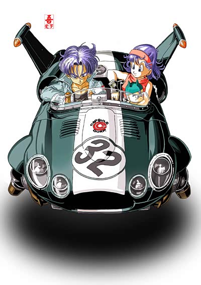 【放肆一夏】吾爱罗_手绘《带我重回七龙珠—未来汽车》