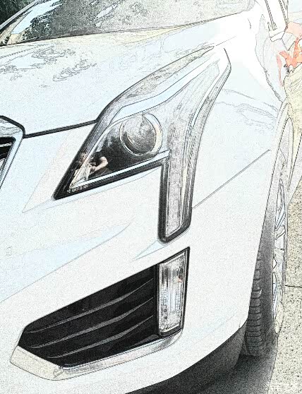 蜡笔素描版凯迪拉克xt5入门级提车作业求版主鼓励加精华