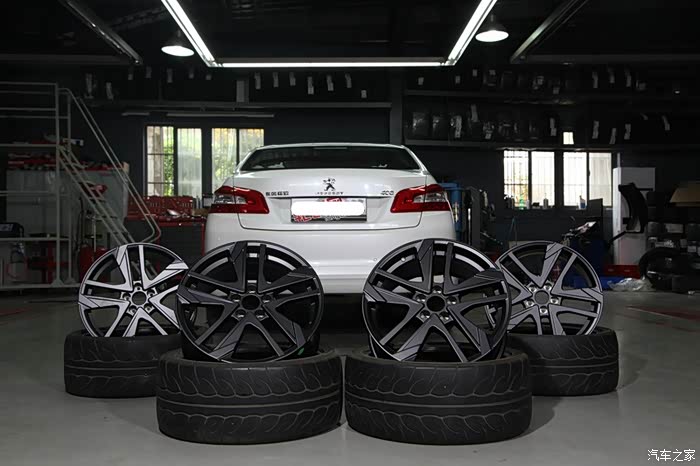 兄弟齐改标致408升级改装法系专用18寸轮毂