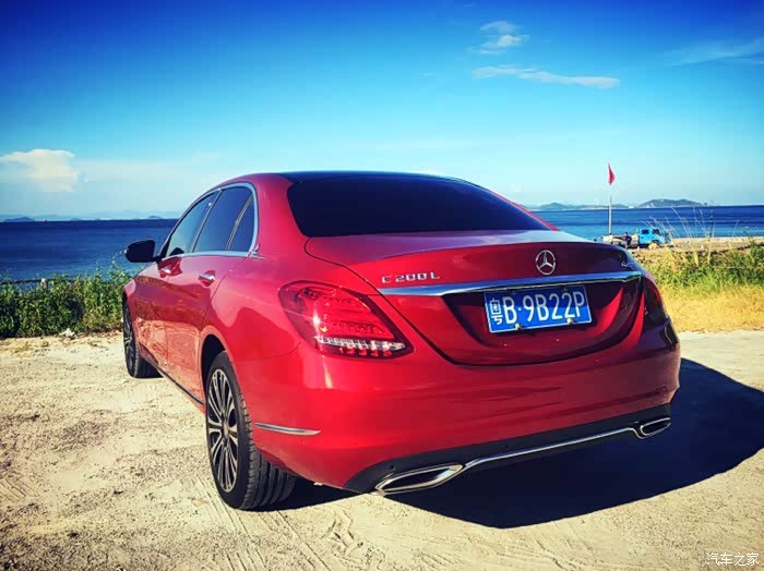 【图】c200l 4matic 红色立标 杨梅坑爆照三张_奔驰c级论坛_汽车之家