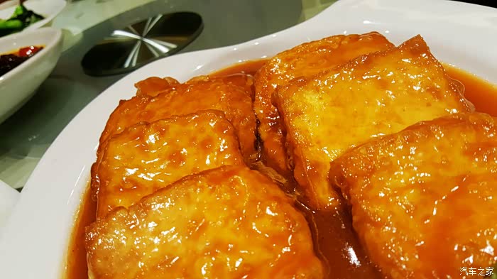 鲍汁脆皮鸡蛋豆腐