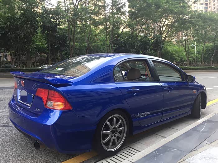 闷骚蓝第二季思域fa1改si尾翼