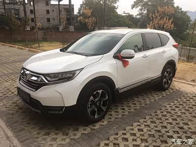 【提车贴】提第五代crv(尊贵版,外白黑内),综合实力之选.
