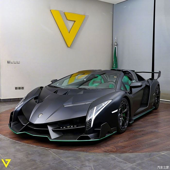 黑色蘭博基尼lamborghini veneno.