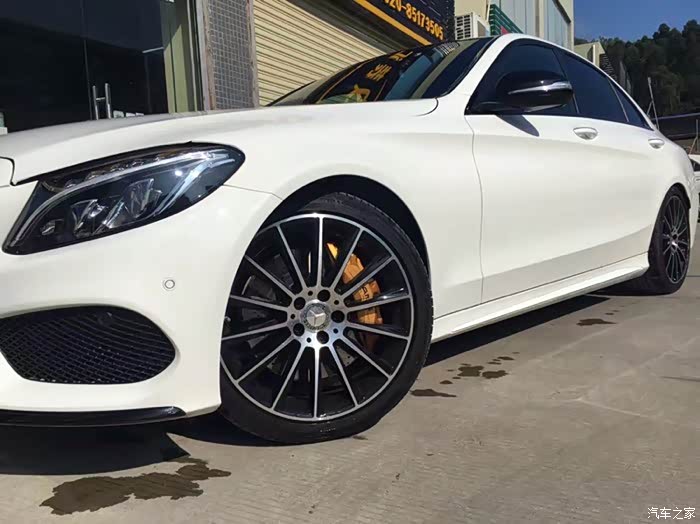 【图】c200标轴选装19寸轮毂效果如何?_奔驰c级论坛_汽车之家论坛