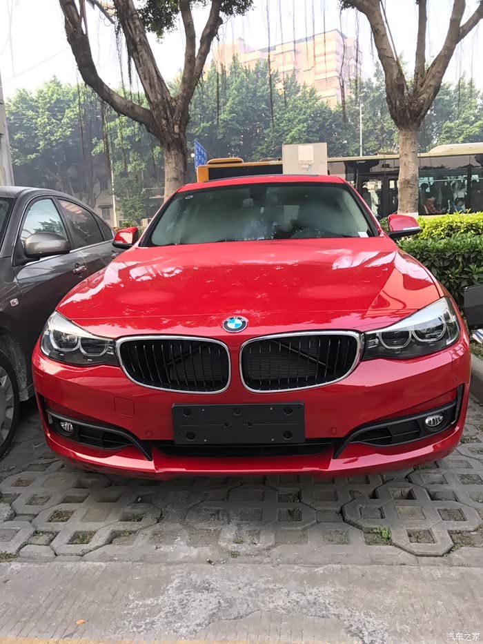 【图】广州320igt时尚款墨尔本红提车啦 图片_宝马3系gt论坛_汽车之家