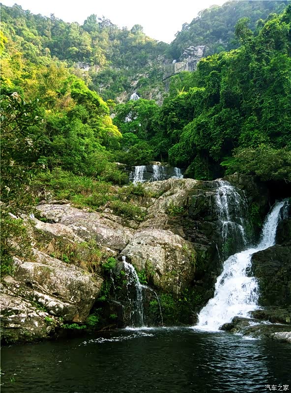 玩在当下立秋日白沙行红坎瀑布随手拍