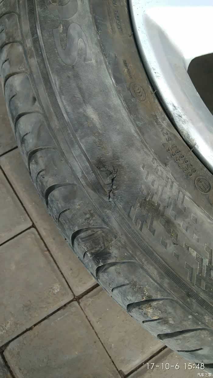 510中配提车10天爆胎了哭死
